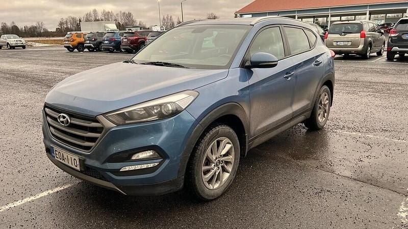 Sininen Käytetty 2016 Hyundai Tucson Comfort Katumaasturi | 10 900 € (Perustarjous) - Kuva 1/4