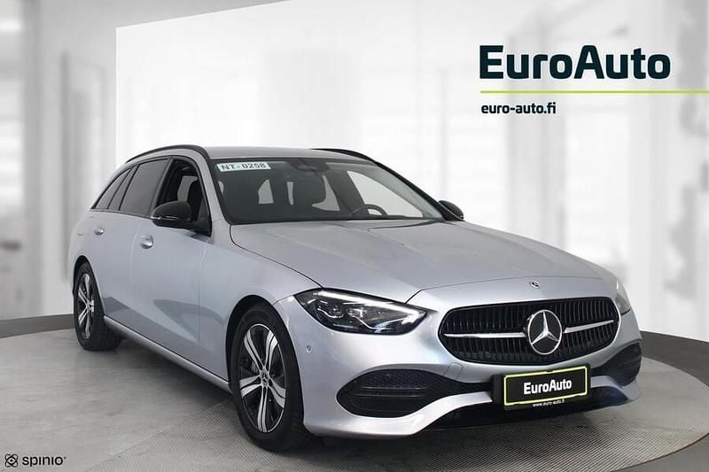 Harmaa Käytetty 2022 Mercedes C220 Business Farmari | 39 900 € (Kallis) - Kuva 1/4