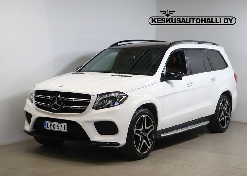 Valkoinen Käytetty 2017 Mercedes GLS350 AMG Katumaasturi | 58 900 € - Kuva 1/4
