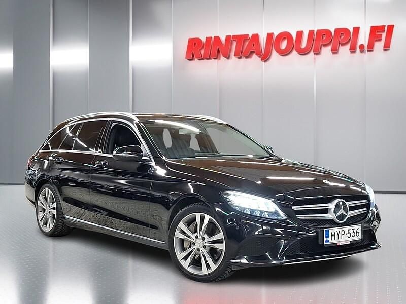 Musta Käytetty 2020 Mercedes C300e Avantgarde Edition Farmari | 22 600 € (Perustarjous) - Kuva 1/3
