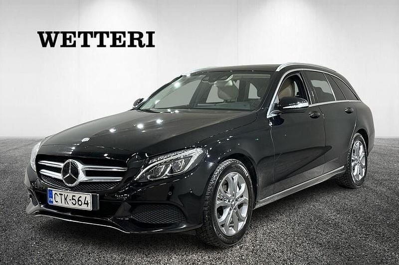 Musta Käytetty 2015 Mercedes C250 Business Farmari | 25 900 € (Kallis) - Kuva 1/4