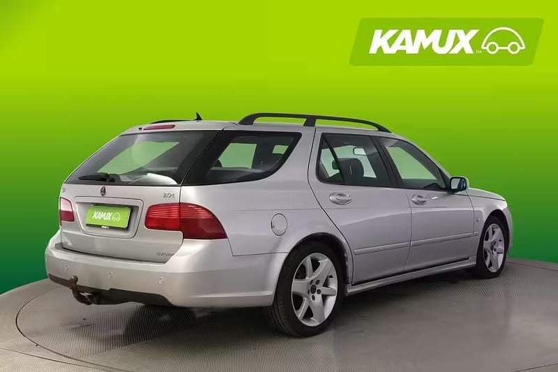 Käytetty Saab 9-5 Linear 150 HP (110 kW) 2007 Hopea / harmaa Farmari