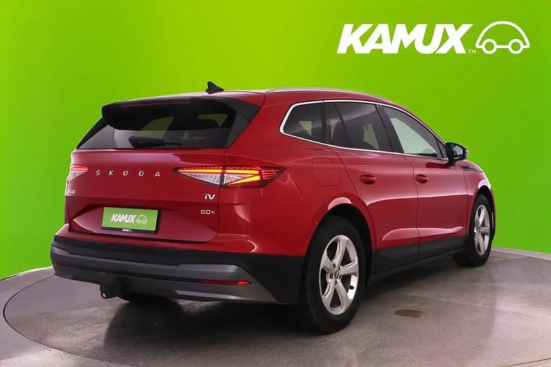 Käytetty Skoda Enyaq iV 194 kW (265 HP) 2022 Punainen Katumaasturi