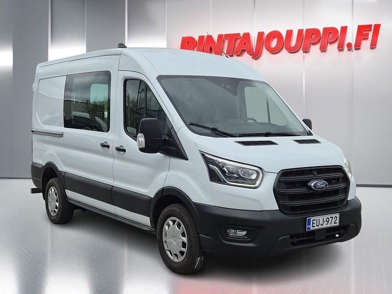 Valkoinen Käytetty 2022 Ford Transit Trend Van | 26 950 € (Hyvä tarjous) - Kuva 1/3
