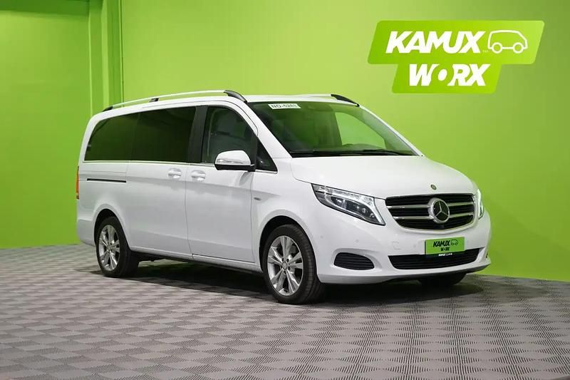 Valkoinen Käytetty 2016 Mercedes V250 Avantgarde Tila-auto | 53 800 € (Perustarjous) - Kuva 1/4