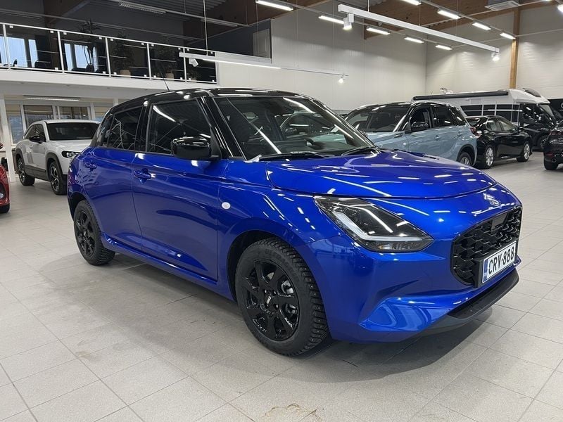 Sininen Uusi 2024 Suzuki Swift GL Viistoperä | 22 900 € (Kallis) - Kuva 1/4