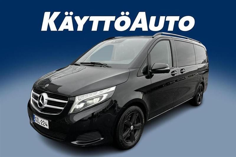 Musta Käytetty 2018 Mercedes V220 Tila-auto | 39 900 € - Kuva 1/4
