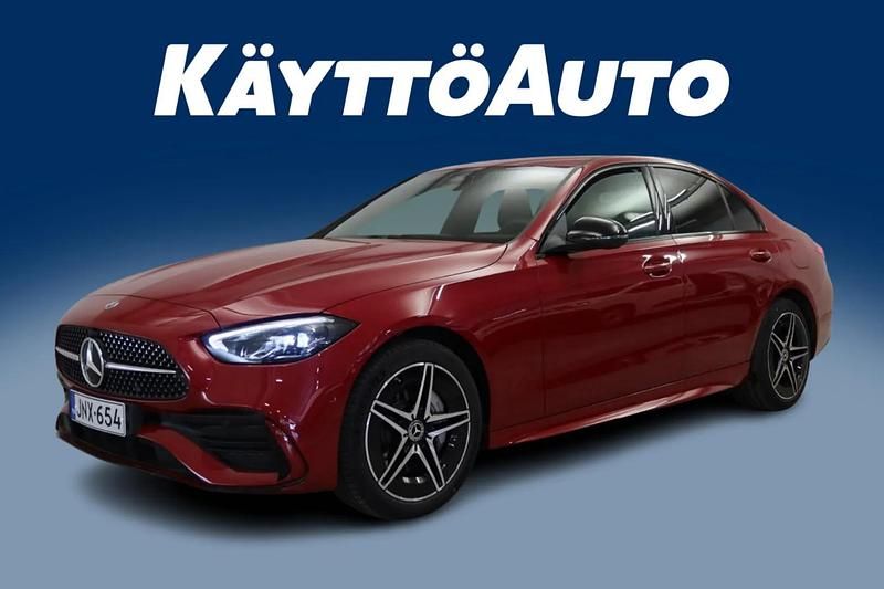 Punainen Käytetty 2025 Mercedes C300e Business Sedan | 59 790 € - Kuva 1/4