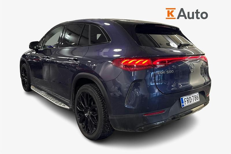 Käytetty Mercedes EQE500 300 kW (408 HP) 2023 Sininen Katumaasturi