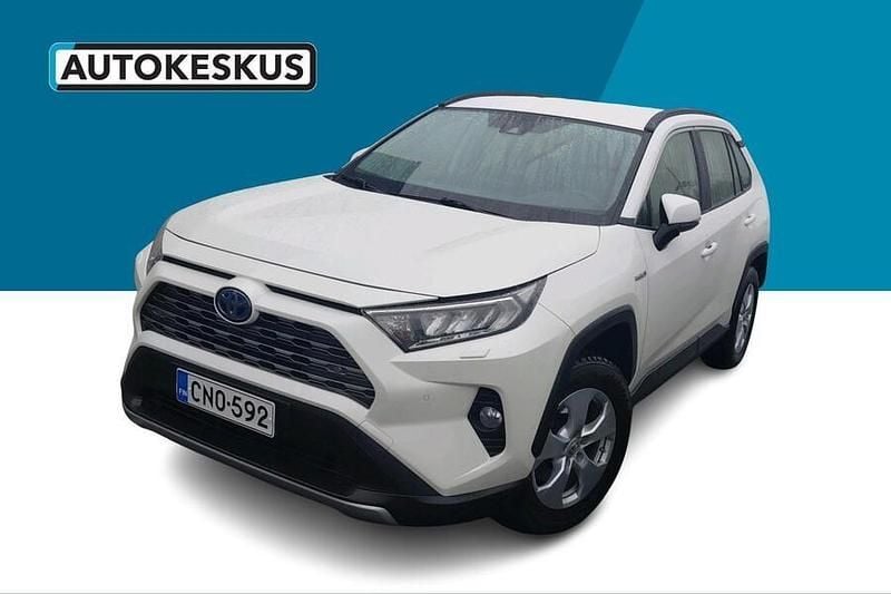Valkoinen Käytetty 2019 Toyota RAV4 Hybrid Active Katumaasturi | 30 800 € (Perustarjous) - Kuva 1/2