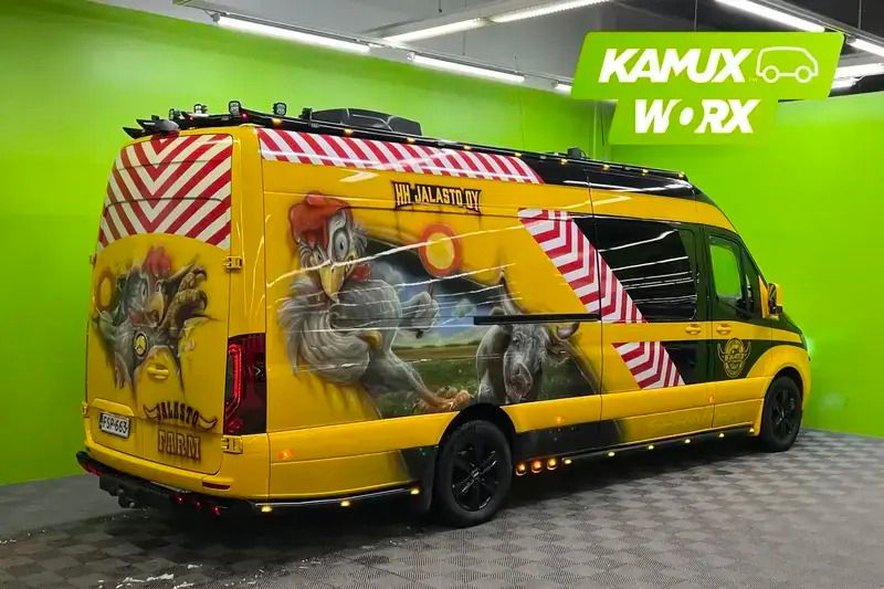 Käytetty Mercedes Sprinter 190 HP (139 kW) 2022 Keltainen / beige Van