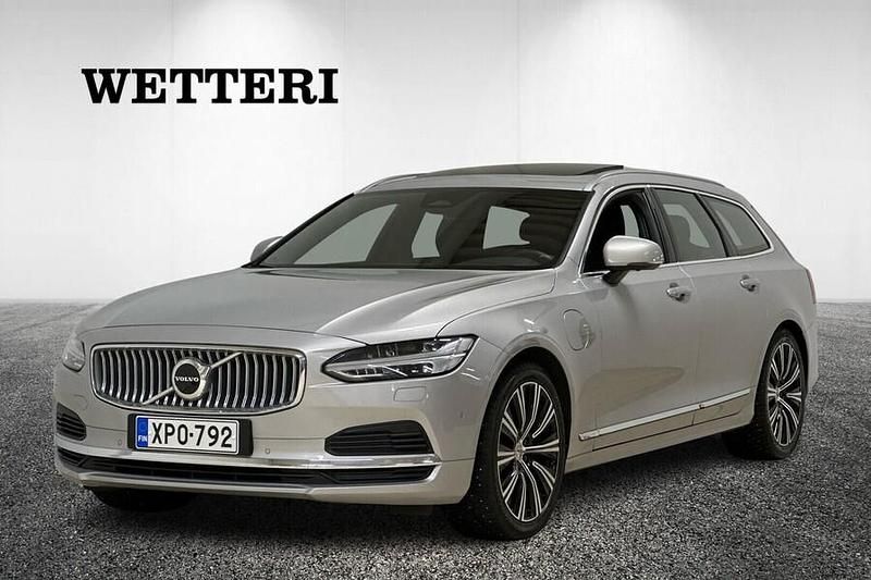 Harmaa Käytetty 2023 Volvo V90 Ultimate Farmari | 39 700 € (Hyvä tarjous) - Kuva 1/4
