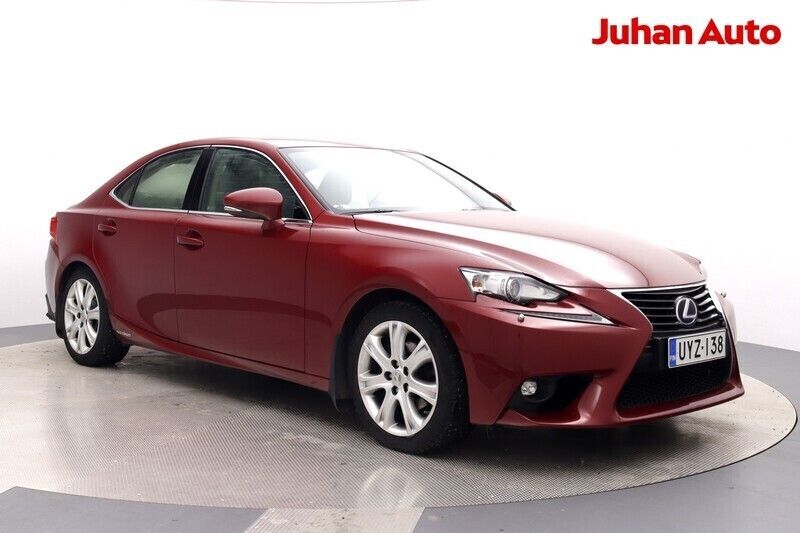 Punainen Käytetty 2015 Lexus IS300h Executive Line Sedan | 22 290 € (Hieman kallis) - Kuva 1/4