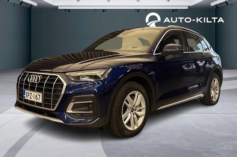 Met. sininen Käytetty 2022 Audi Q5 Advanced Plus Katumaasturi | 37 850 € (Kallis) - Kuva 1/4