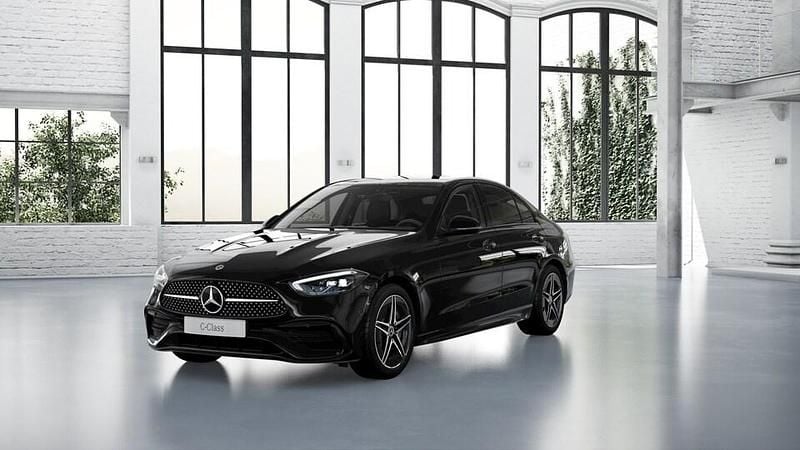 Musta Käytetty 2023 Mercedes C300e Business Sedan | 49 900 € (Kallis) - Kuva 1/4