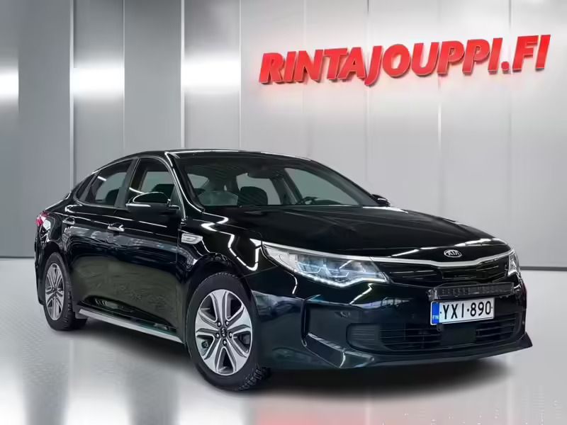 Musta Käytetty 2017 Kia Optima Hybrid Sedan | 12 900 € (Perustarjous) - Kuva 1/3