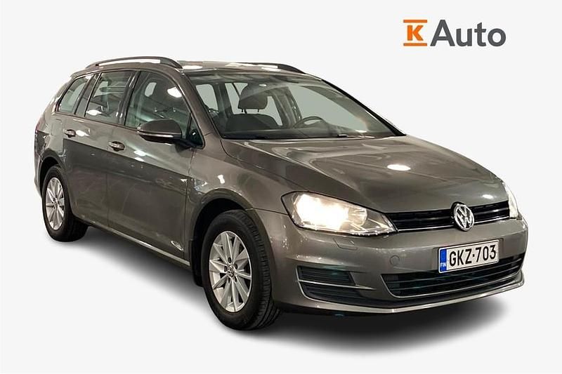 Käytetty VW Golf VII Comfortline 105 HP (77 kW) 2014 Harmaa Farmari