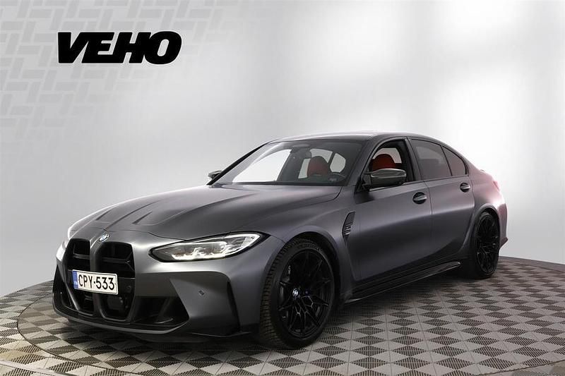 Harmaa Käytetty 2022 BMW M3 Competition Edition Sedan | 124 900 € - Kuva 1/4
