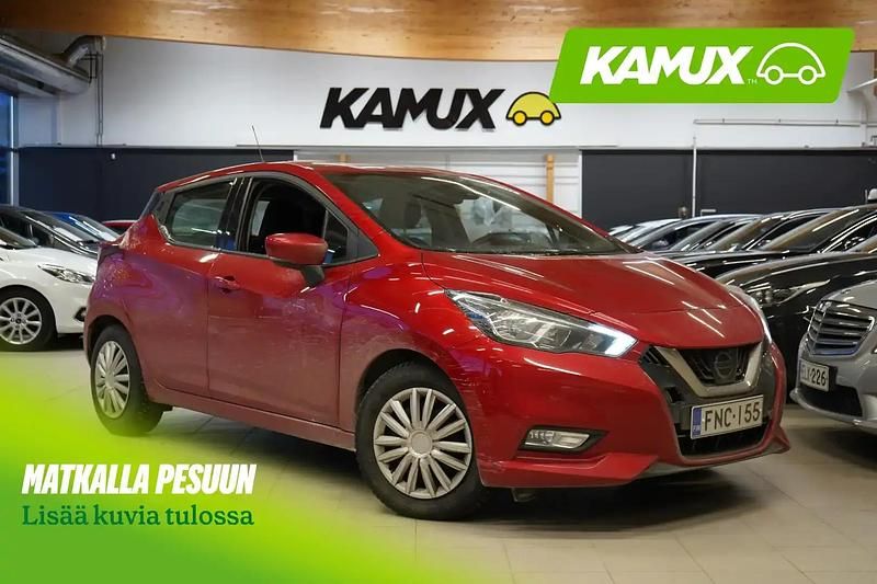Käytetty Nissan Micra Acenta 90 HP (66 kW) 2018 Punainen Sedan
