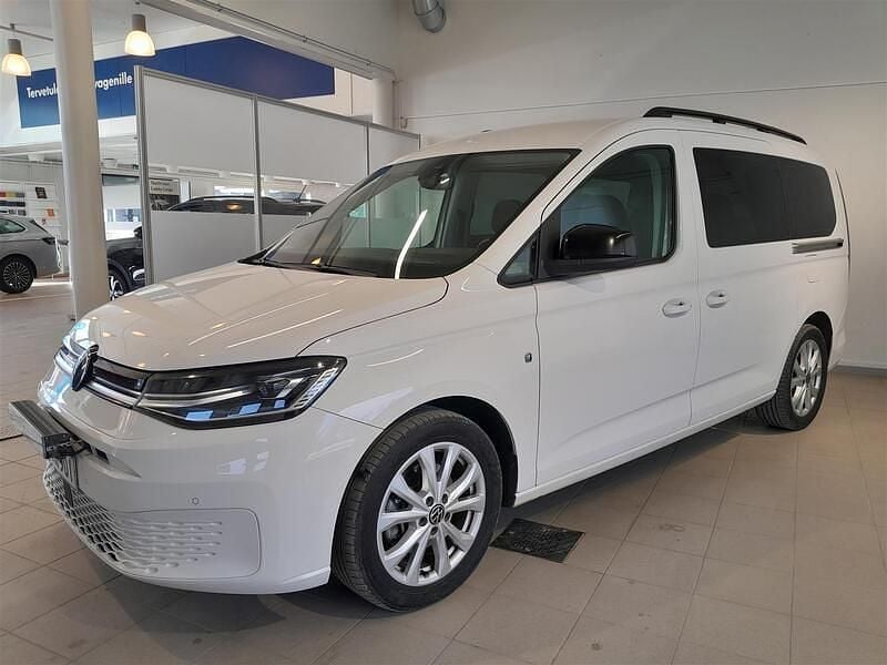 Candyweiss Käytetty 2022 VW Caddy Maxi Life Life Tila-auto | 25 900 € - Kuva 1/4