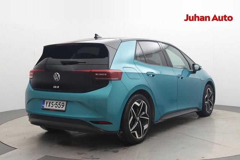 Käytetty VW ID.3 Pro 150 kW (204 HP) 2021 Turkoosi Viistoperä