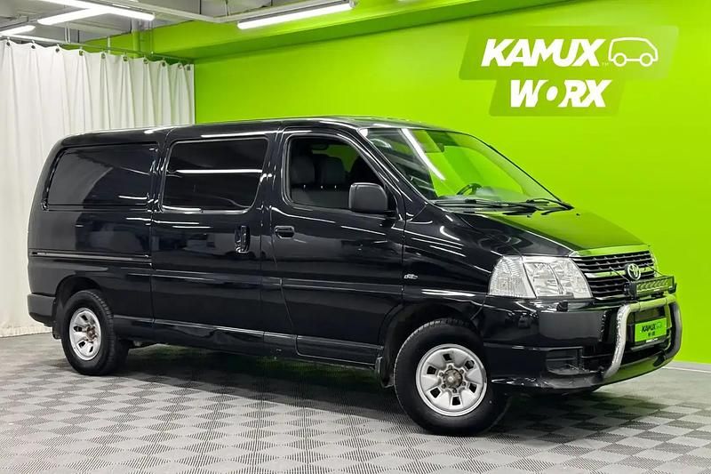 Musta Käytetty 2010 Toyota HiAce Van | 16 700 € (Kallis) - Kuva 1/4