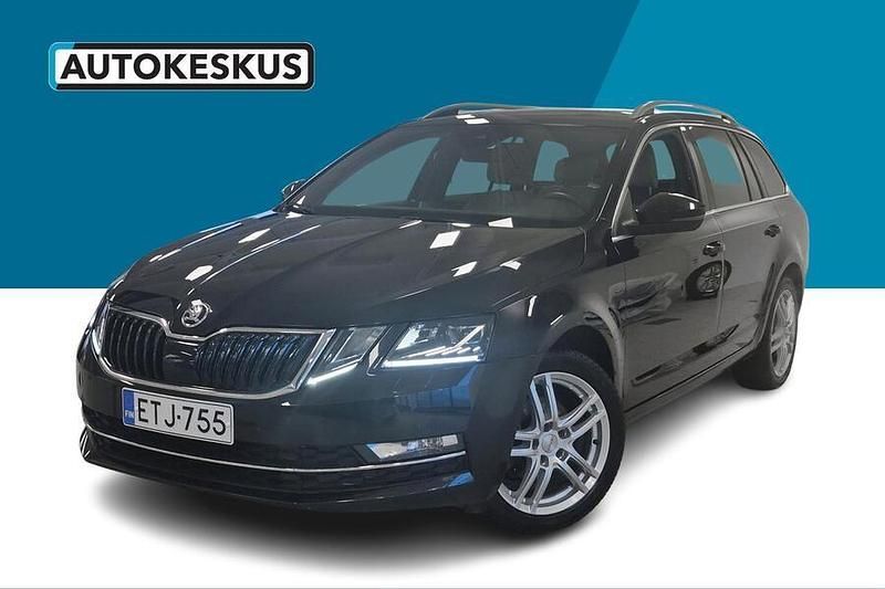 Musta Käytetty 2020 Skoda Octavia G-TEC Business Line Farmari | 14 890 € (Hyvä tarjous) - Kuva 1/2
