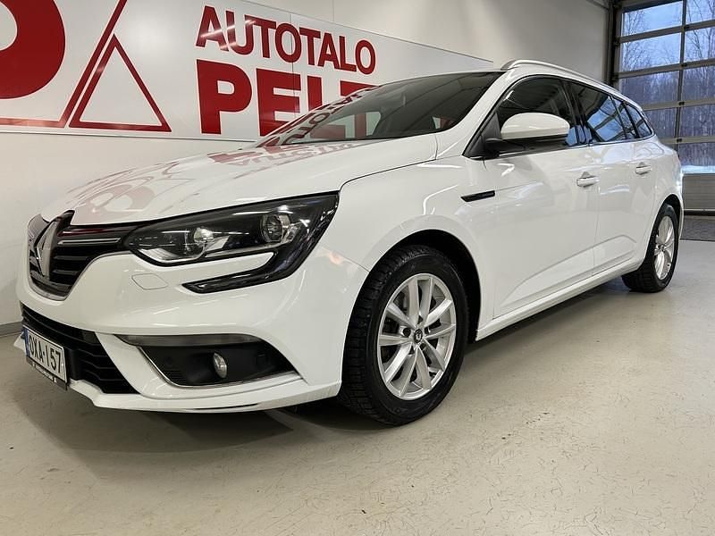 Valkoinen Käytetty 2018 Renault Mégane GrandTour Zen Farmari | 8 900 € (Perustarjous) - Kuva 1/4