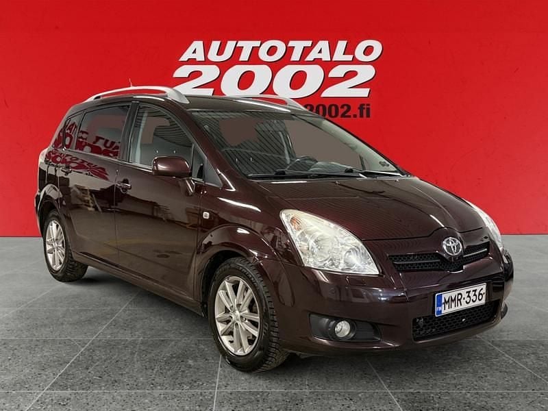 Käytetty Toyota Corolla Verso Sol 129 HP (94 kW) 2008 Musta Tila-auto