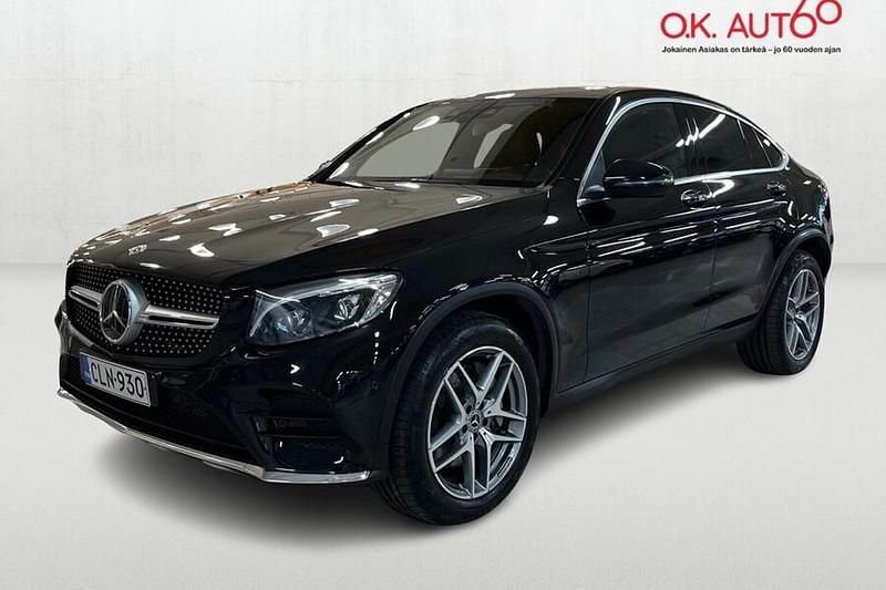 Käytetty Mercedes GLC350 Business 211 HP (155 kW) 2018 Musta Coupe - kaksiovinen