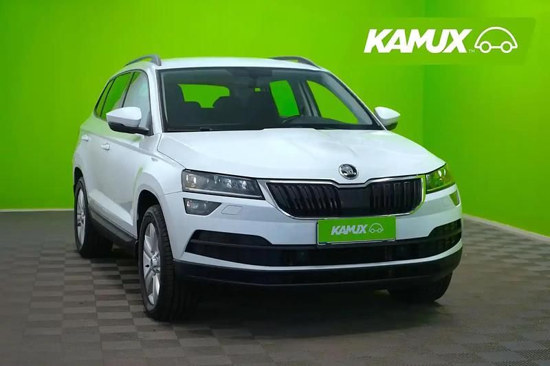 Valkoinen Käytetty 2019 Skoda Karoq Ambition Katumaasturi | 15 890 € (Hyvä tarjous) - Kuva 1/4
