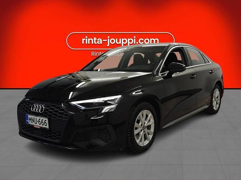 Musta Käytetty 2021 Audi A3 Business Sedan | 23 490 € (Kallis) - Kuva 1/3