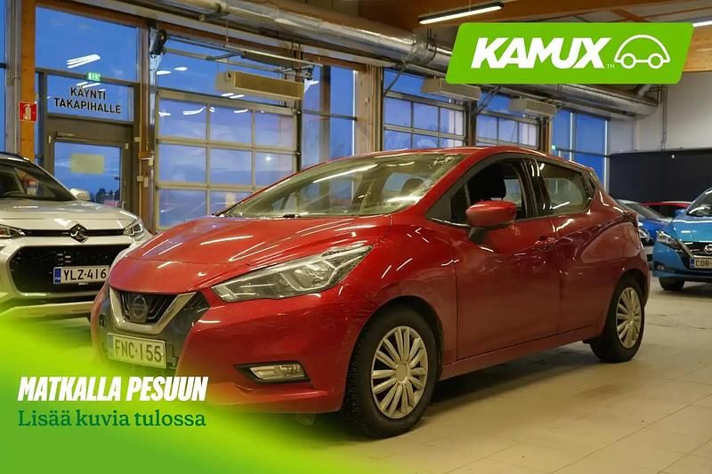 Käytetty Nissan Micra Acenta 90 HP (66 kW) 2018 Punainen Sedan