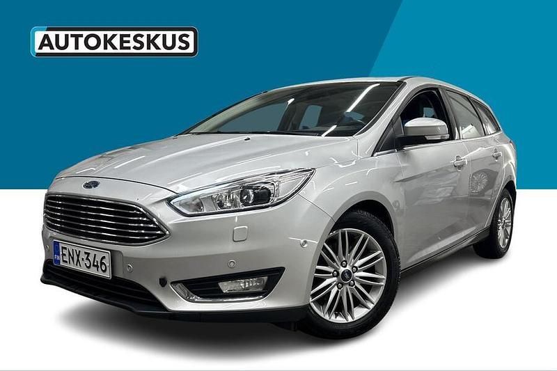 Harmaa Käytetty 2015 Ford Focus Business Edition Farmari | 10 990 € (Hyvä tarjous) - Kuva 1/3