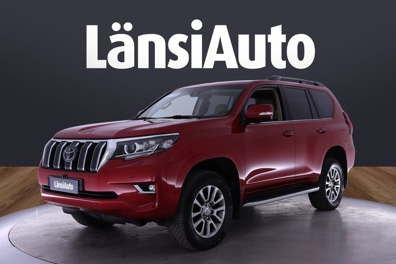 Punainen Käytetty 2019 Toyota Land Cruiser Premium Katumaasturi | 66 790 € (Supertarjous) - Kuva 1/3