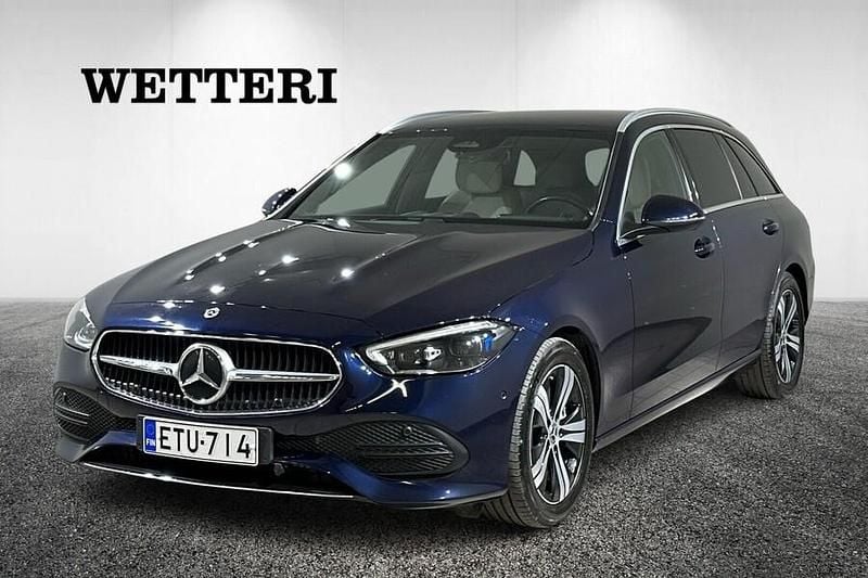 Sininen Käytetty 2021 Mercedes C200 Business Farmari | 34 900 € (Perustarjous) - Kuva 1/4