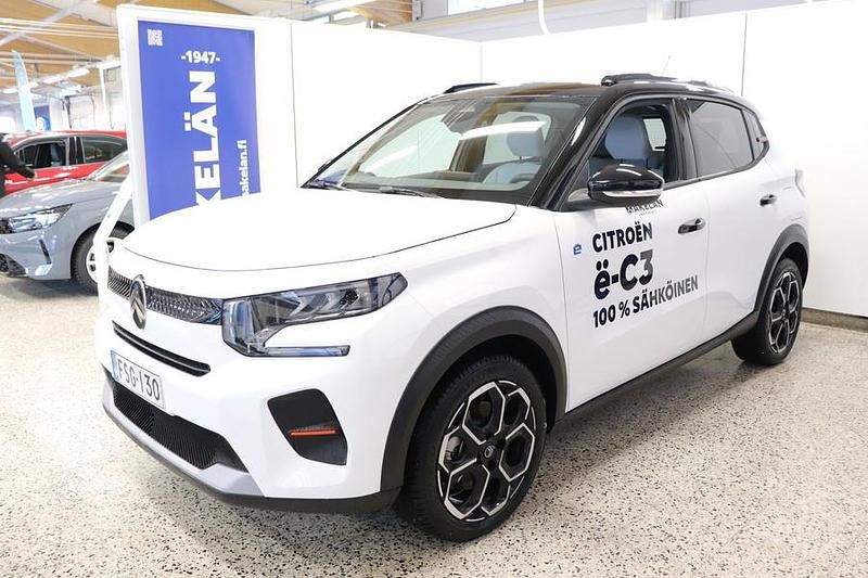 Uusi Citroën e-C3 83 kW (113 HP) 2025 Musta Viistoperä