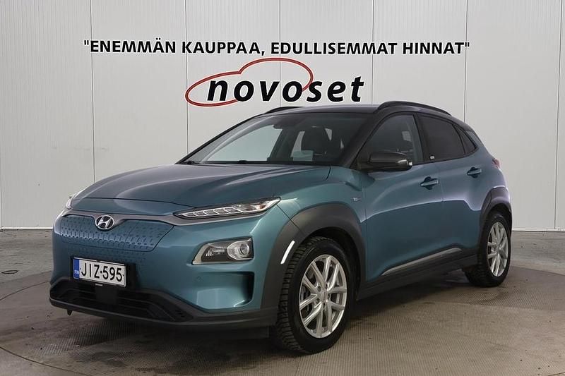 Käytetty Hyundai Kona Style 150 kW (204 HP) 2021 Turkoosi Katumaasturi