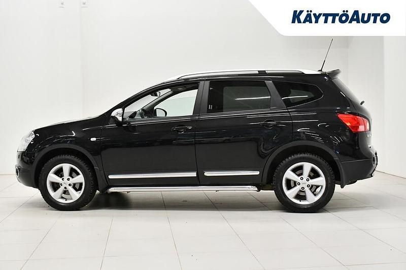 Käytetty Nissan Qashqai +2 Acenta 141 HP (103 kW) 2009 Musta Katumaasturi