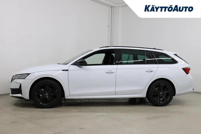 Uusi Skoda Octavia SportLine 150 HP (110 kW) 2025 Moon white,met Farmari