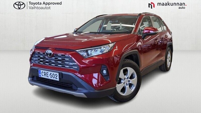 Punainen Käytetty 2022 Toyota RAV4 Multidrive S Katumaasturi | 35 900 € (Supertarjous) - Kuva 1/4