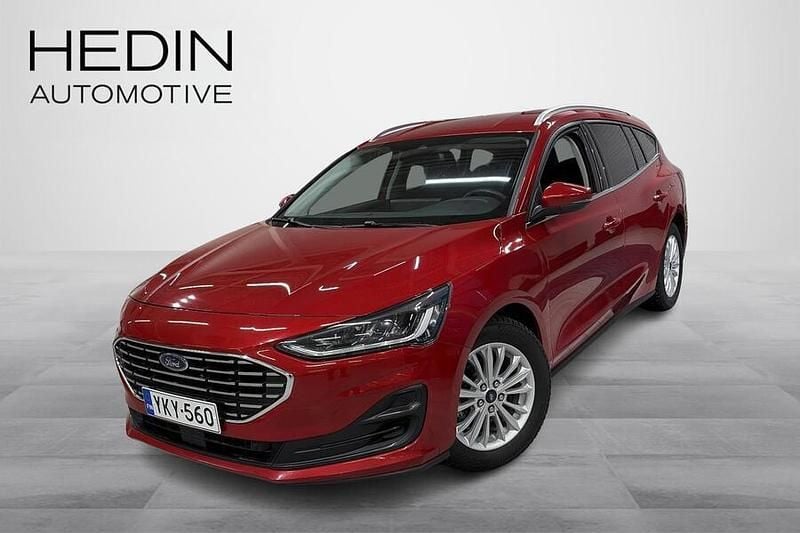 Punainen Käytetty 2022 Ford Focus Titanium Farmari | 12 900 € (Hyvä tarjous) - Kuva 1/4