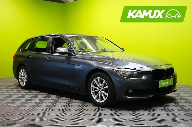 Hopea / harmaa Käytetty 2017 BMW 320 Farmari | 13 890 € (Supertarjous) - Kuva 1/4