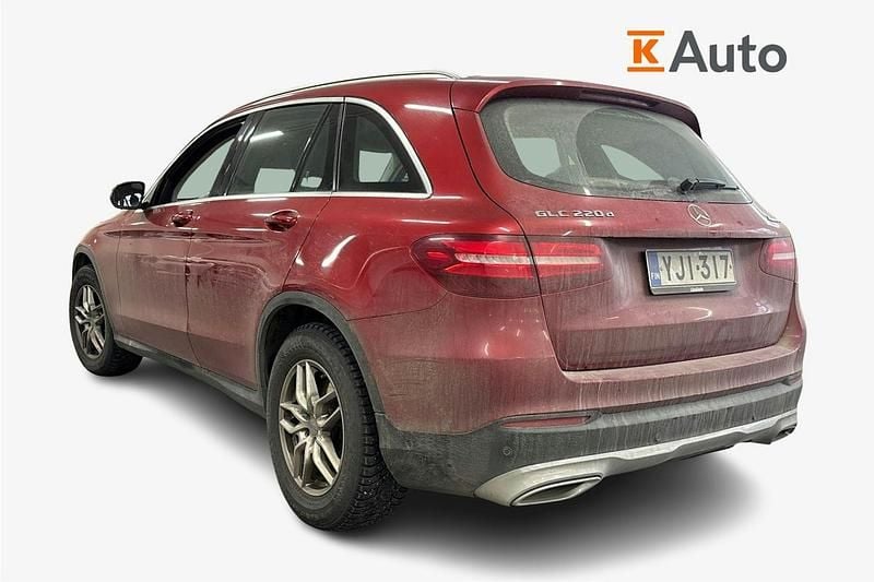 Käytetty Mercedes GLC220 Business 170 HP (125 kW) 2016 Punainen Katumaasturi