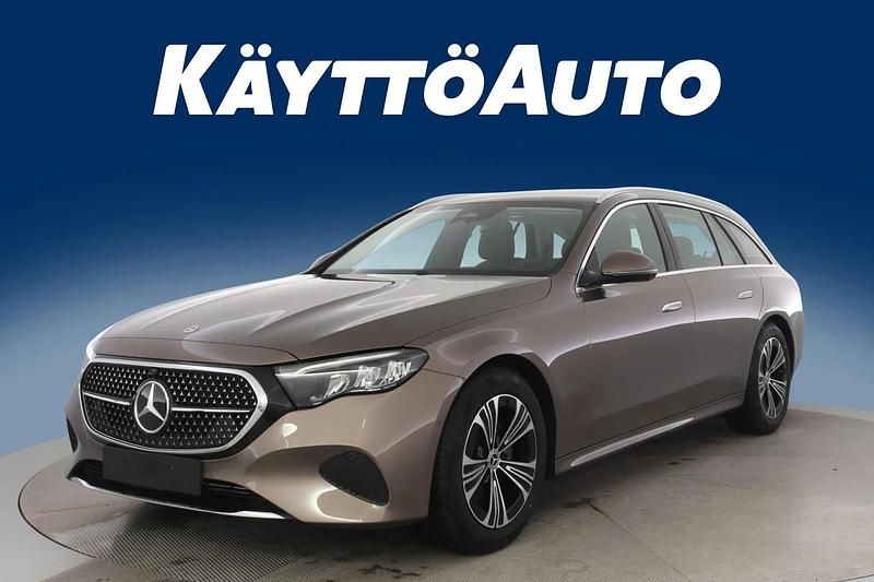 Uusi Mercedes E220 197 HP (144 kW) 2026 Sametinruskea met Farmari