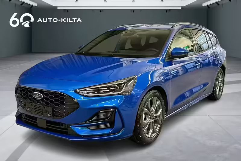 Sininen Uusi 2025 Ford Focus ST-Line Farmari | 41 500 € (Kallis) - Kuva 1/4