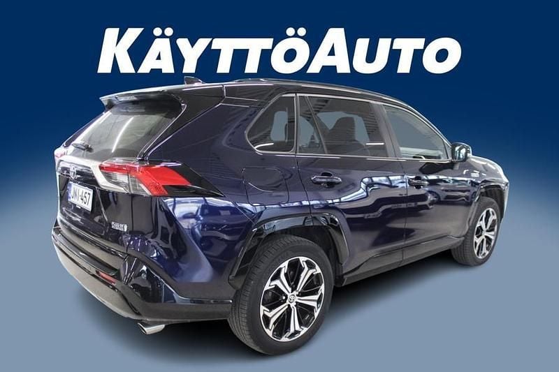 Käytetty Toyota RAV4 Hybrid Premium 306 HP (225 kW) 2021 Sininen Katumaasturi