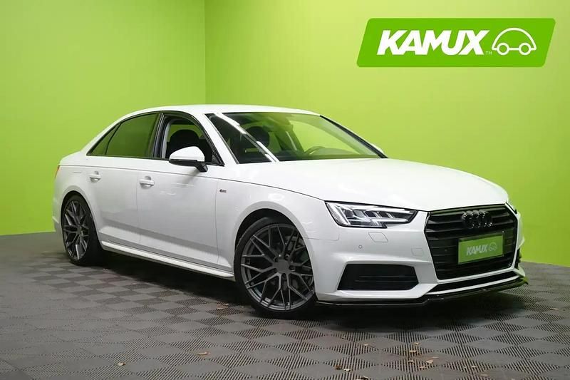 Valkoinen Käytetty 2018 Audi A4 Business Sedan | 22 400 € (Perustarjous) - Kuva 1/4