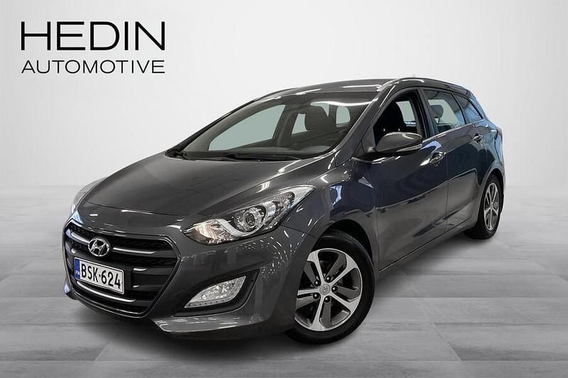 Harmaa Käytetty 2015 Hyundai i30 Comfort Farmari | 9 390 € (Supertarjous) - Kuva 1/4
