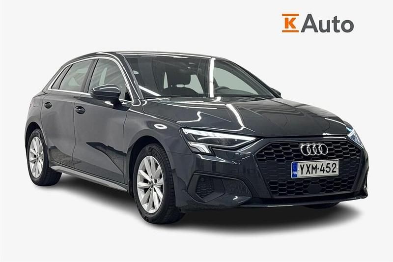 Harmaa Käytetty 2021 Audi A3 Sportback Business Viistoperä | 22 290 € (Perustarjous) - Kuva 1/3